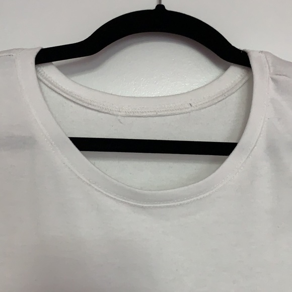 White Long Sleeve Skater Dress - Picture 4 of 5